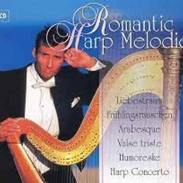 Romantic Harp Melodies by Various Artists - album cover