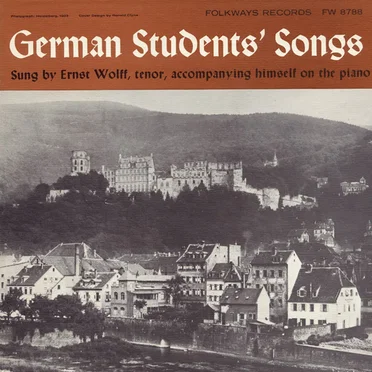 German Students' Songs by Ernst Wolff - album cover