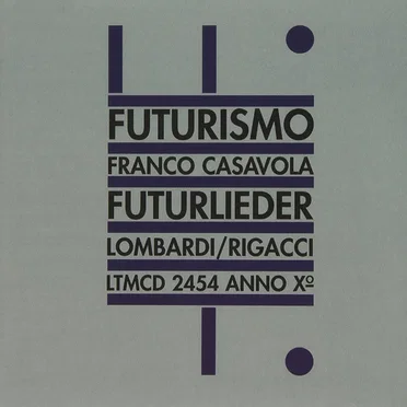 Futurismo: Futurlieder