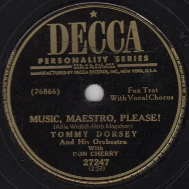 Strangers / Music, Maestro, Please!