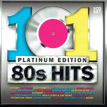 101 80s Hits Platinum Edition by Various Artists - album cover