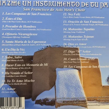 Hazme un Instrumento de Tu Paz by San Francisco de Asís Men's Choir - album cover