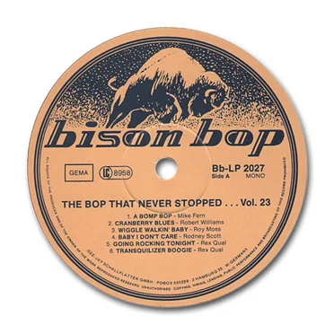 The Bop That Never Stopped, Volume 23 by Various Artists - album cover