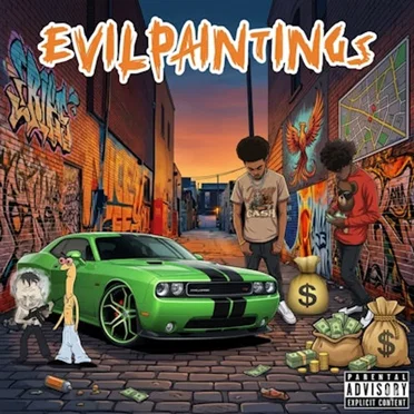 Evil paintings by tyfrmsouf - album cover