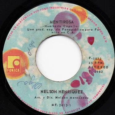 Mentirosa / Los desengaños by Nelson Henríquez - album cover