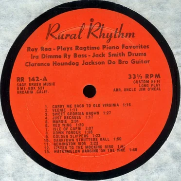 Plays Ragtime Piano Favorites by Roy Rea - album cover