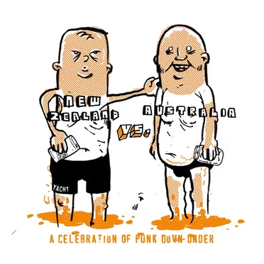 New Zealand Vs Australia: A Celebration of Punk Down Under by Various Artists - album cover