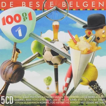 100 op 1: De beste Belgen by Various Artists - album cover