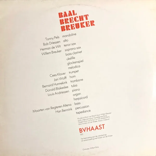 Baal Brecht Breuker