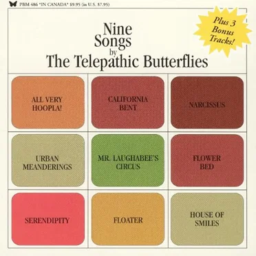 Nine Songs by The Telepathic Butterflies - album cover