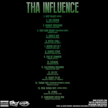 Tha Influence by Scoe - album cover
