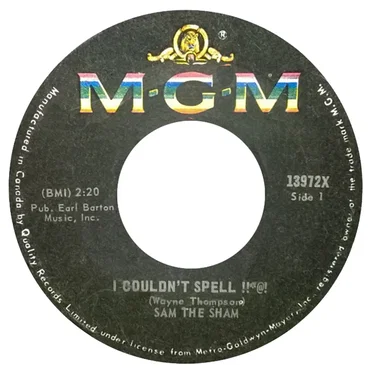 The Down Home Strut / I Couldn't Spell !!*@! by Sam the Sham & the Pharaohs - album cover