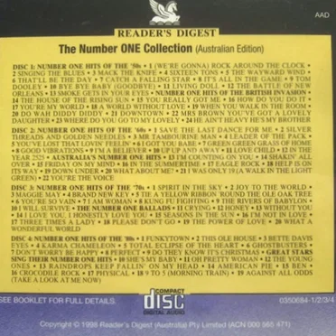 The Number One Collection by Various Artists - album cover