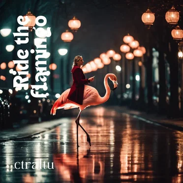 Ride the flamingo