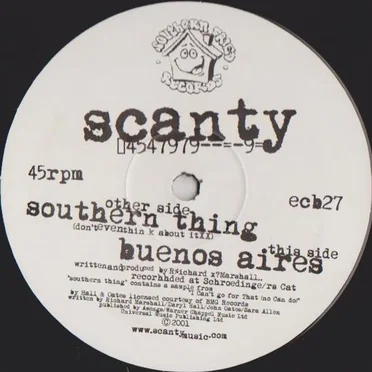 Southern Thing by Scanty - album cover