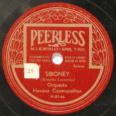 Siboney / Perfida by Orquesta Havana Cosmopolitan - album cover