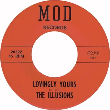 Lovingly Yours / Drums Au Go-Go by The Illusions - album cover