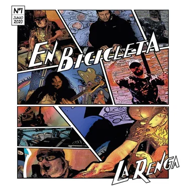 En bicicleta