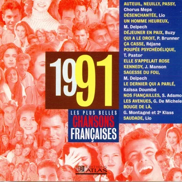 Les Plus Belles Chansons françaises : 1991 by Various Artists - album cover