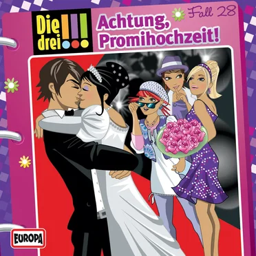 Die drei !!! Fall 28: Achtung, Promihochzeit by Die drei !!! - album cover