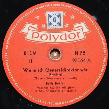 Wenn ich Generaldirektor wär' / Angelika