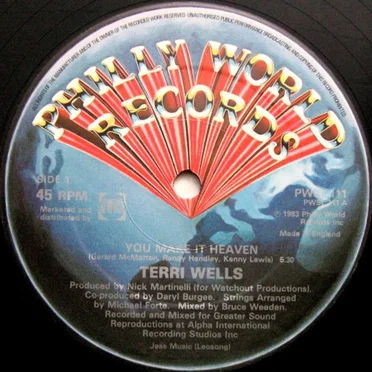 You Make It Heaven by Terri Wells - album cover
