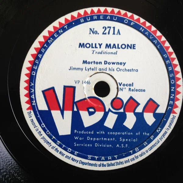 Molly Malone / Don’t Apologize / Limehouse Blues