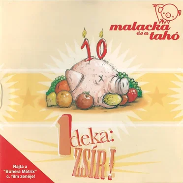 1 deka: Zsír! by Malacka és a Tahó - album cover