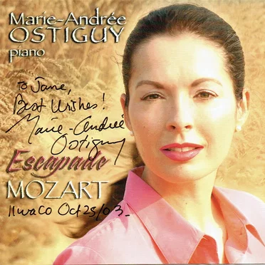 Escapade Mozart by Marie-Andrée Ostiguy - album cover