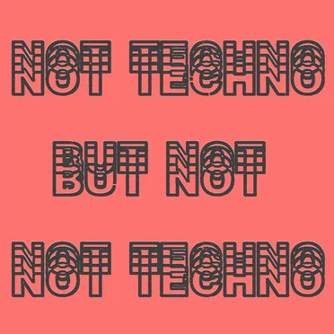 Not Techno, but Not Not Techno by Various Artists - album cover