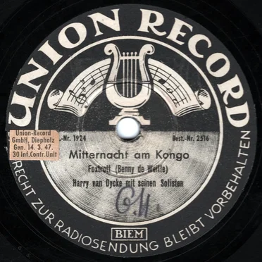 Mitternacht am Kongo / Rhythmus by Harry van Dyk mit seinen Solisten - album cover