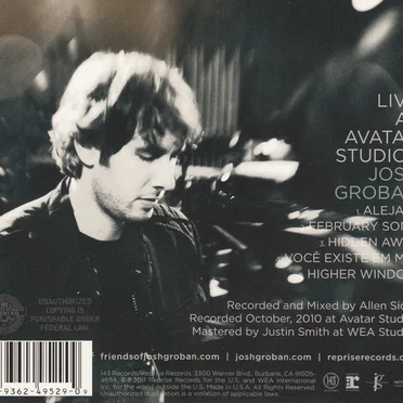 Live At Avatar Studios