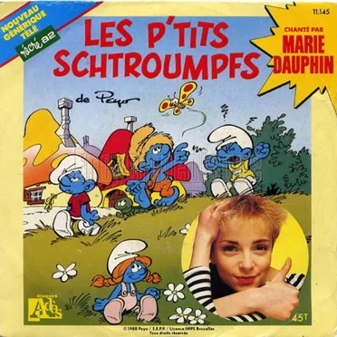 Les P'tits Schtroumpfs by Marie Dauphin - album cover