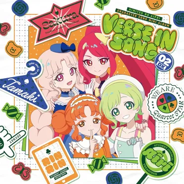 TVアニメ『ひみつのアイプリ』キャラクターソングミニアルバム VERSE IN SONG 02 by Various Artists - album cover
