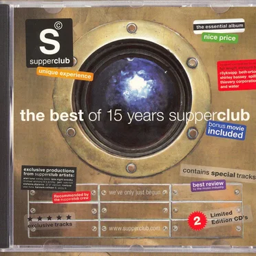 Supperclub Presents The Best of 15 Years by Various Artists - album cover