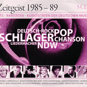 Zeitgeist 1985-89 - Hits - Raritäten - Kuriositäten der Deutschen Musik by Various Artists - album cover