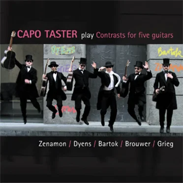 Contrasts for five guitars