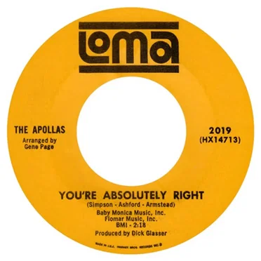 You’re Absolutely Right / Lock Me in Your Heart