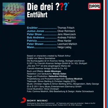 Die drei ??? Entführt by Die drei ??? - album cover