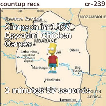 Simpson in 1967 Eswatini Chicken Games by Random Barticle - album cover