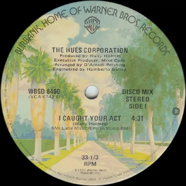 I Caught Your Act by The Hues Corporation - album cover