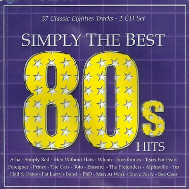 Simply the Best 80s Hits by Various Artists - album cover
