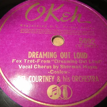 Dreaming Out Loud / I Wouldn't Take a Million by Del Courtney and His Orchestra - album cover