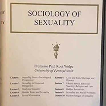 Sociology of Sexuality by Professor Paul Root Wolpe - album cover