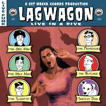 Live in a Dive by Lagwagon - album cover