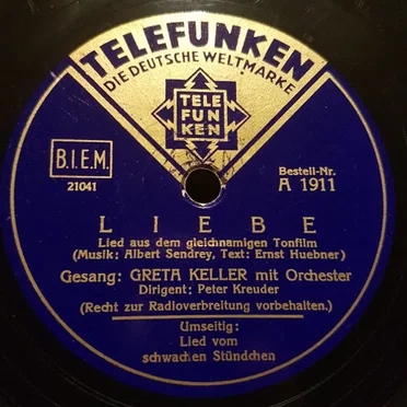 Liebe / Das Lied vom schwachen Stündchen