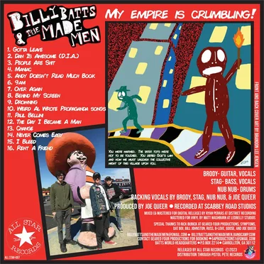 My Empire Is Crumbling by Billy Batts & The Made Men - album cover
