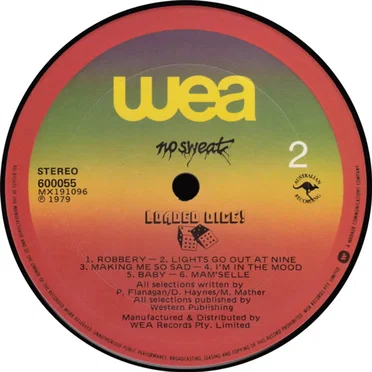 No Sweat by Loaded Dice - album cover