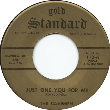 Just One You For Me by The Cavemen - album cover