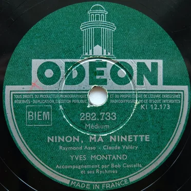 Ninon, ma Ninette / C'est pas une chanson d'amour